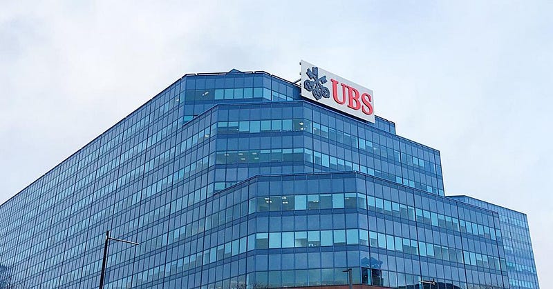 Picture of UBS's building